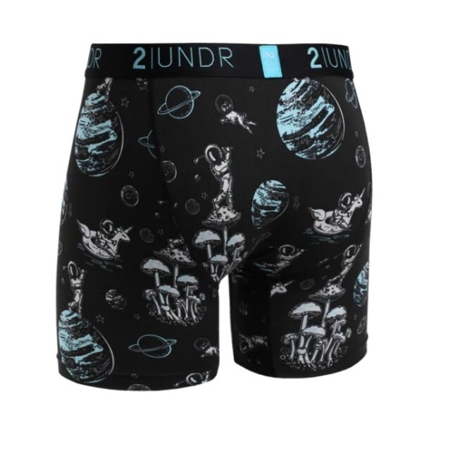 SWING SHIFT BOXER BRIEF SPACE GOLF BLACK