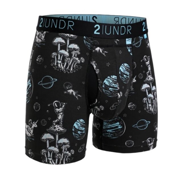 SWING SHIFT BOXER BRIEF SPACE GOLF BLACK