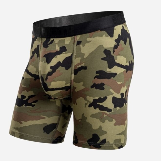 CLASSIC ICON BOXER BRIEF PRINT CAMO GREEN