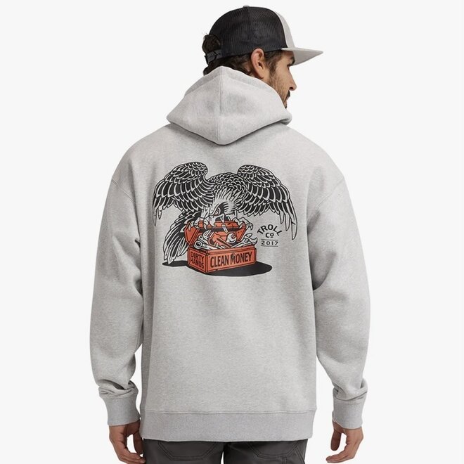 DHCM EAGLE EYE PO HOODY HEATHER GRAY
