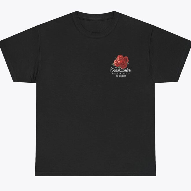 BREAKING HEARTS SINCE 2002 SS TEE BLACK