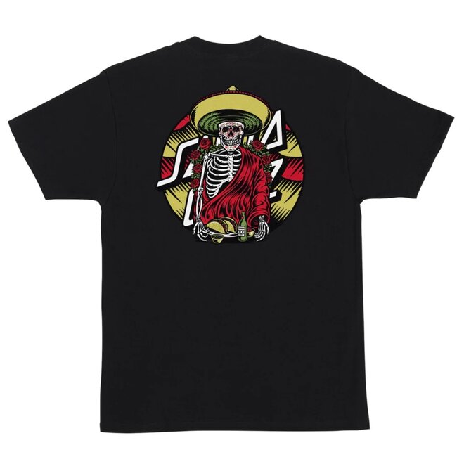 GUZMAN DINNING DOT SS TEE BLACK