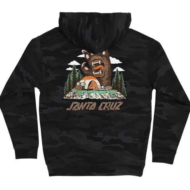 SCREAMING GRIZZLY PO HOODY BLACK CAMO