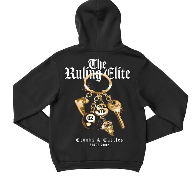KEY CHAIN PO HOODY BLACK