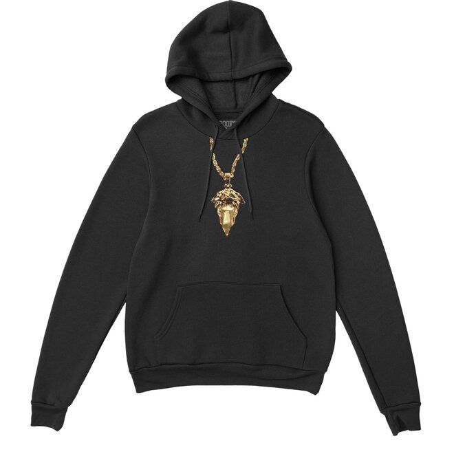 KEY CHAIN PO HOODY BLACK