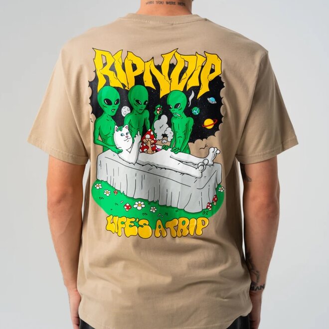 HARVEST SS TEE KHAKI