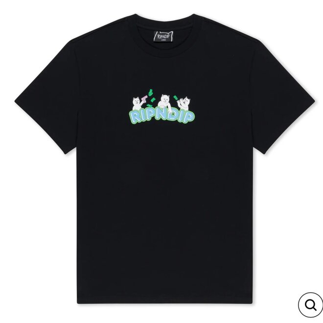 CLUB CREAM SS TEE BLACK
