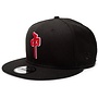 DYNASTY NEW ERA SNAPBACK HAT BLACK RED