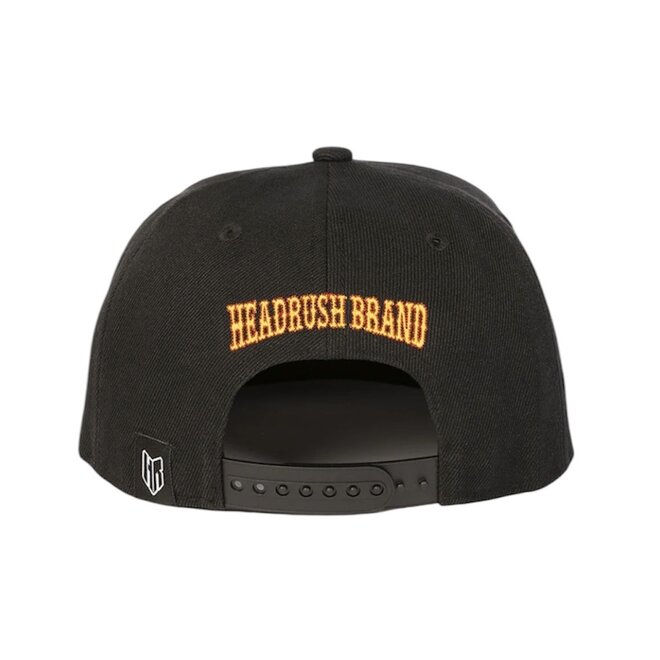 THE WATCH IT BURN SNAPBACK HAT BLACK RED