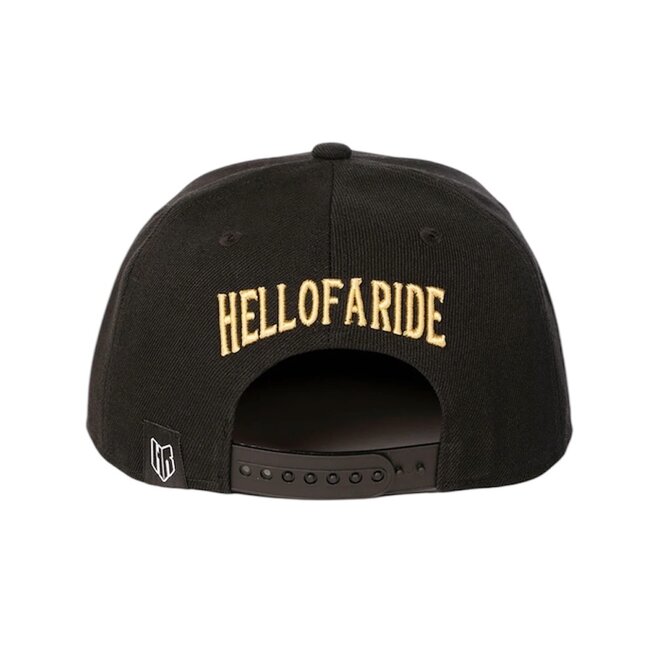 THE MECHANIC SNAPBACK HAT BLACK