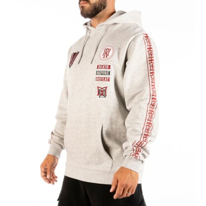 THE PALAZZO PO HOODY HEATHER GREY