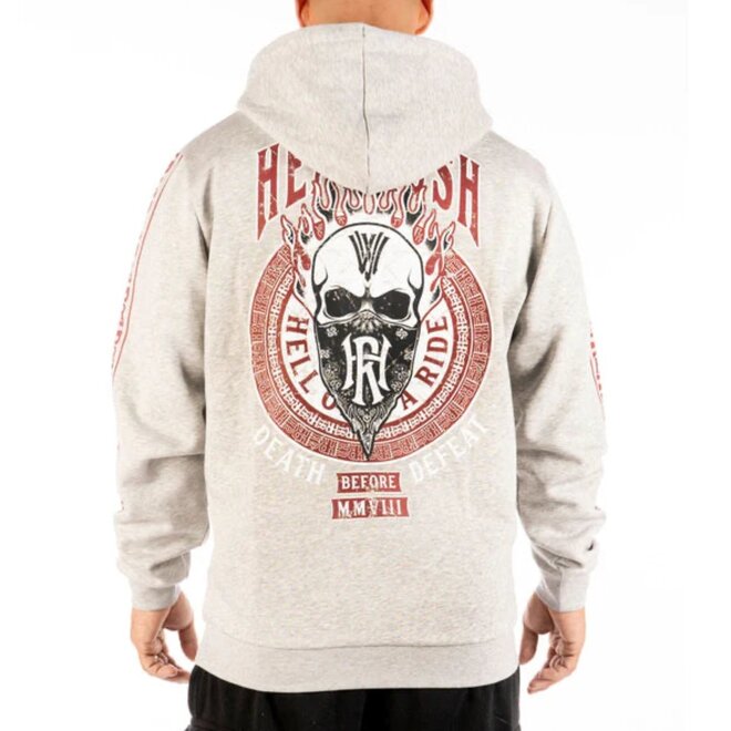 THE PALAZZO PO HOODY HEATHER GREY