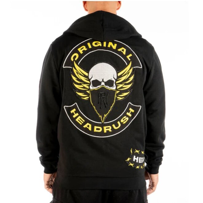 THE NIGHTCRAWLER ZIP HOODY BLACK