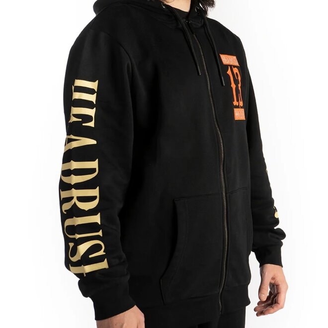THE GREAT SPECTER ZIP HOODY BLACK