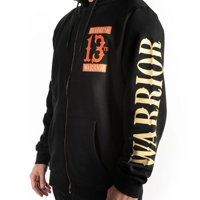 THE GREAT SPECTER ZIP HOODY BLACK