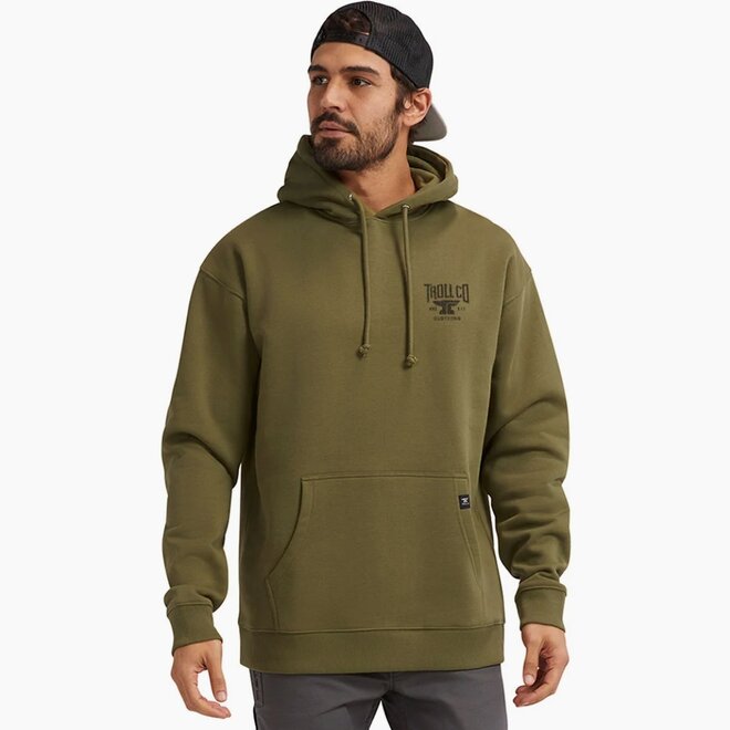 PAY ME PO HOODY MILITARY GREEN