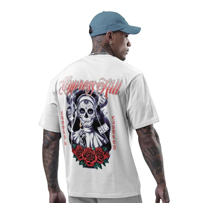 NUN SKULL CANDY SS TEE WHITE
