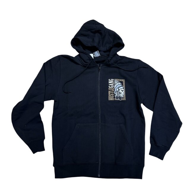 KELIDO ZIP HOODY BLACK