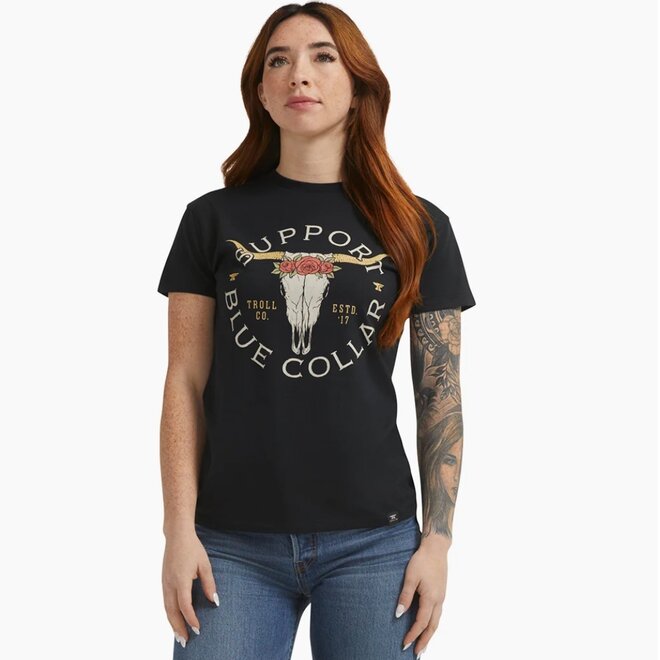 SBC LONGHORN SS TEE BLACK