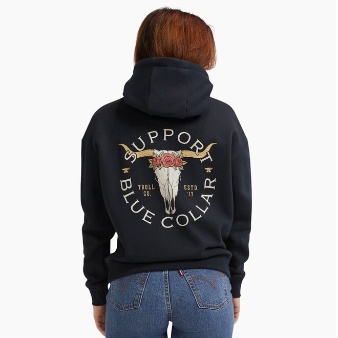 SBC LONGHORN PO HOODY BLACK