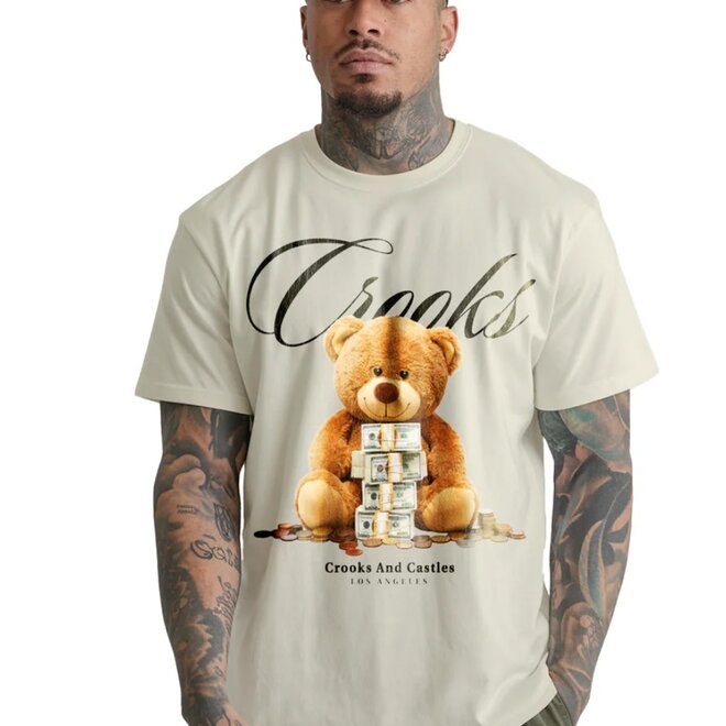 FORGET THE FLOWERS SS TEE NATURAL