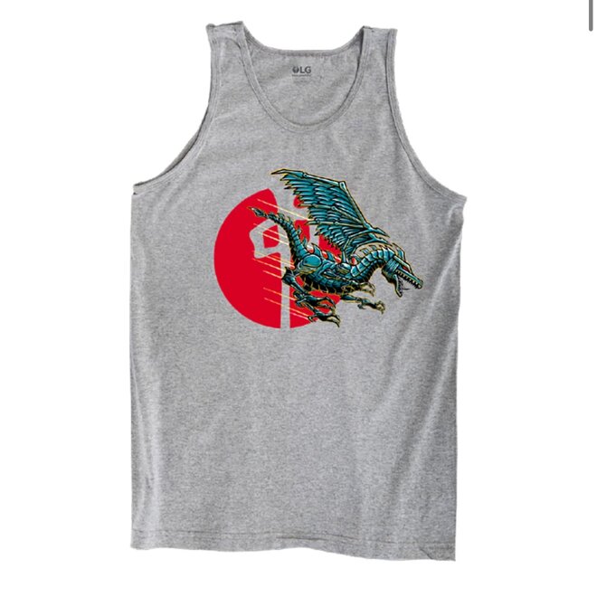 DEATH DRAGON TANK ATHLETIC HEATHER