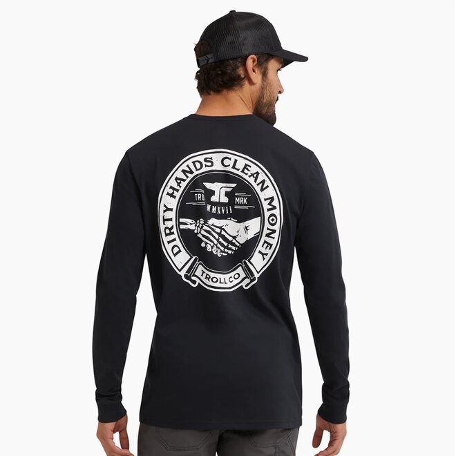 DHCM HAGGLER LS TEE BLACK