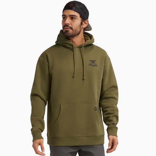 DHCM HAGGLER PO HOODY MILATRY GREEN