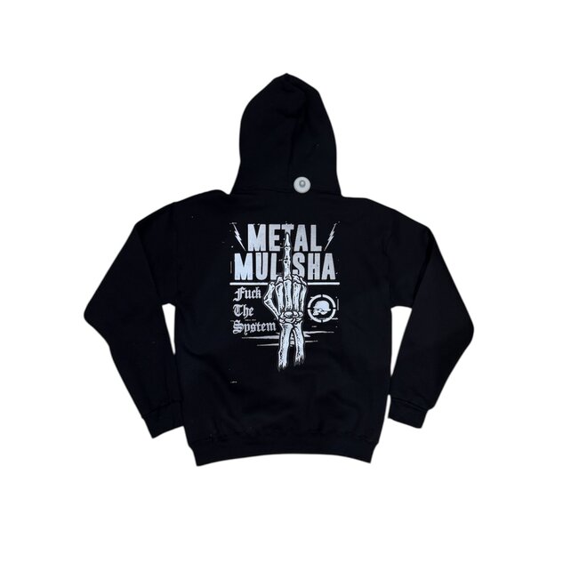 SYSTEM PO HOODY BLACK