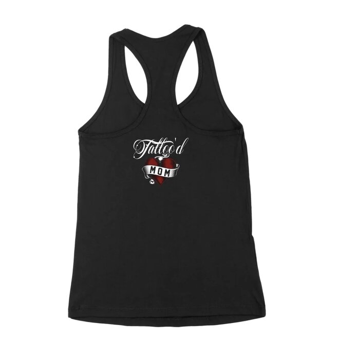 TATTOO MOM RACERBACK TANK BLACK