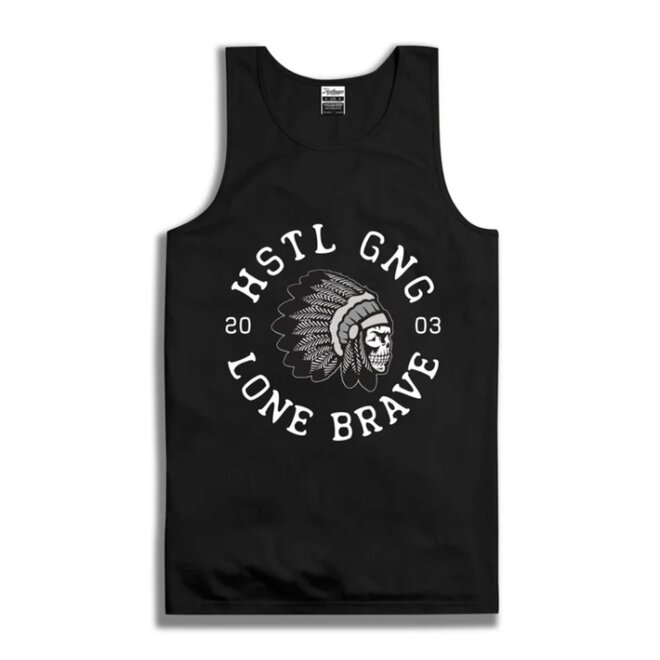LOGO STAX TANK BLACK