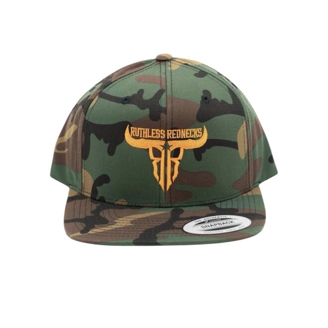RAW TALENT FLATBRIM HAT GREEN CAMO