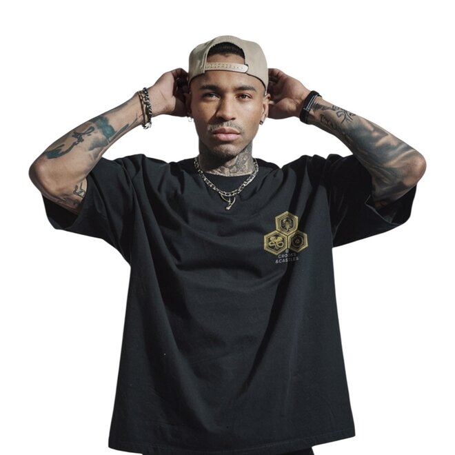 TOKUGAWA MEDUSA SS TEE BLACK