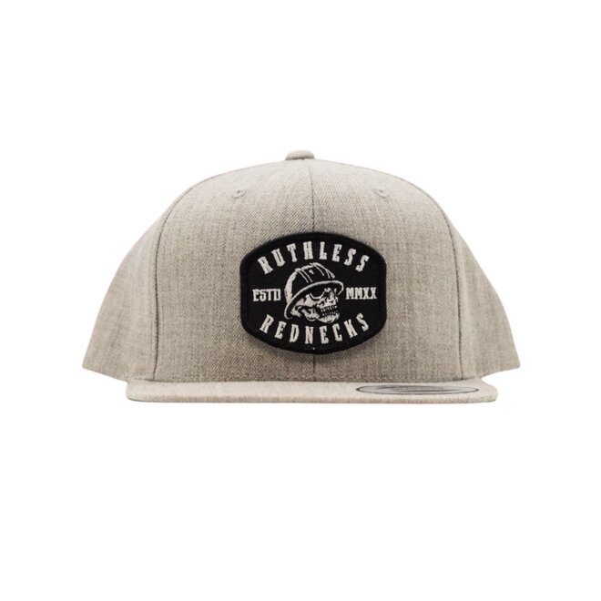 HIRED GUN FLATBRIM HAT WOVEN GREY