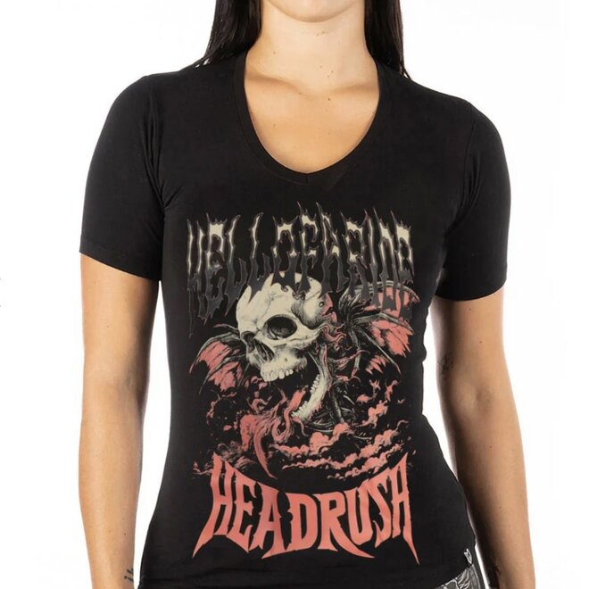 THE ESCHATOLOGY VNECK SS TEE BLACK