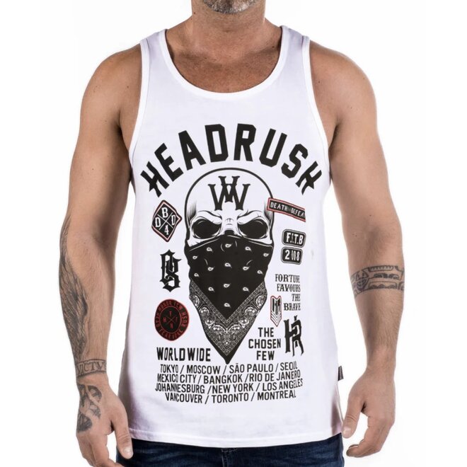 THE WRATH OF GOD TANK WHITE