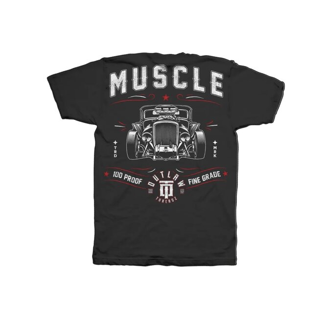 MUSCLE SS TEE BLACK