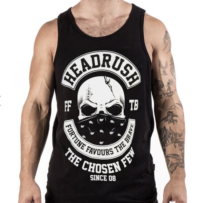 THE JUSTICE MAKES WAR TANK TOP BLACK