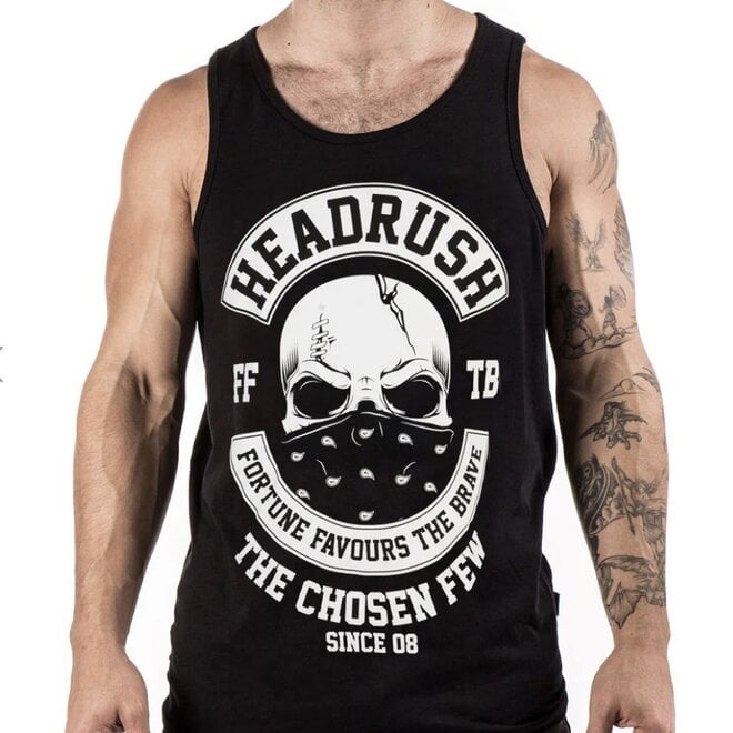 THE JUSTICE MAKES WAR TANK TOP BLACK