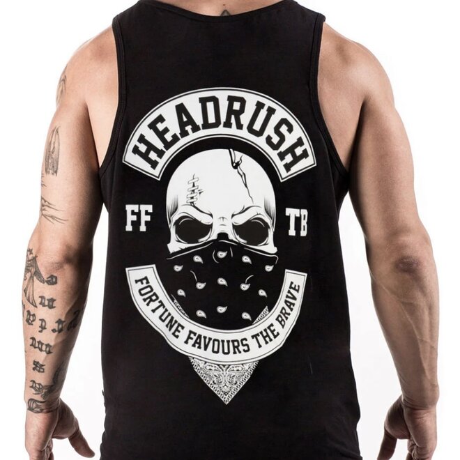 THE JUSTICE MAKES WAR TANK TOP BLACK