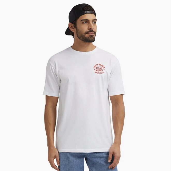 DHCM KNUCKLE BROS 2.0 SS TEE WHITE