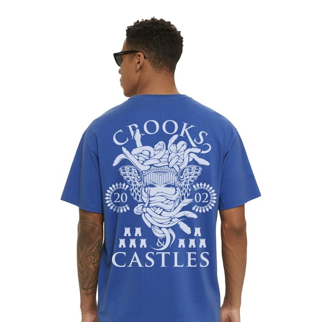 MEDUSA SHIELD SS TEE ROYAL BLUE