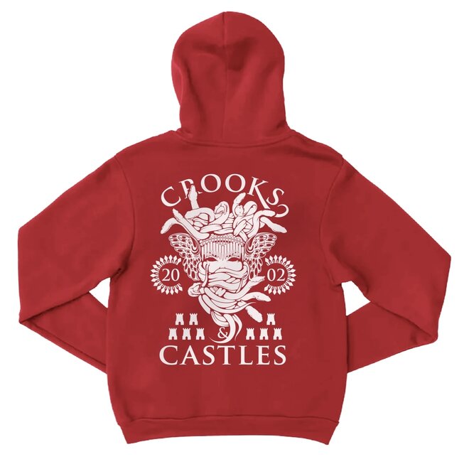 MEDUSA SHIELD PO HOODY RED
