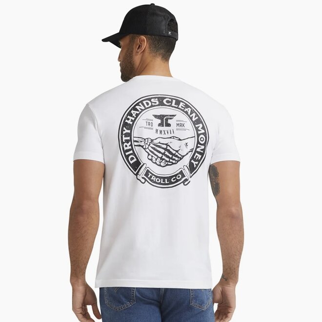 DHCM HAGGLER SS TEE WHITE