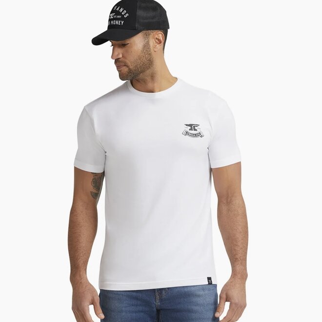 DHCM HAGGLER SS TEE WHITE