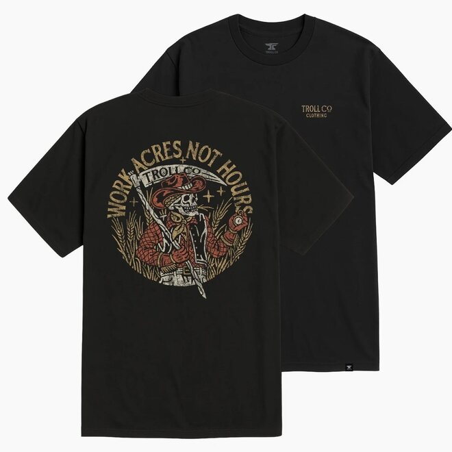 WORK ACRES SS TEE BLACK