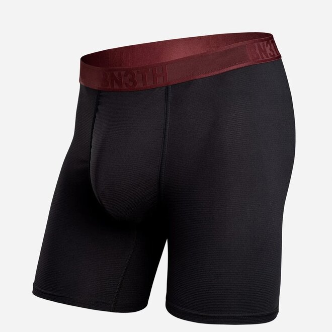 PRO FLEX BOXER BRIEF BLACK RHUBARB