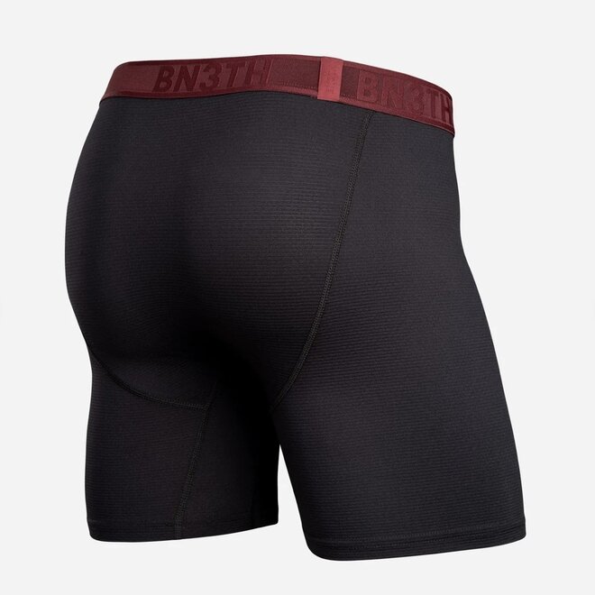 PRO FLEX BOXER BRIEF BLACK RHUBARB