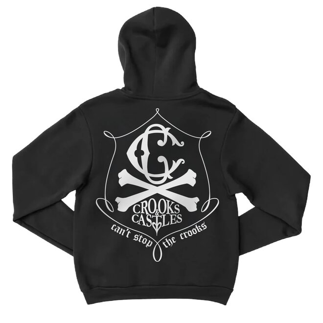CANT STOP THE CROOKS PO HOODY BLACK