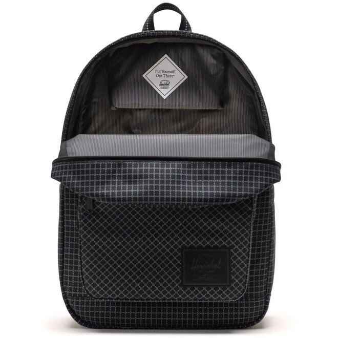 POP QUIZ BACKPACK GRID BLACK